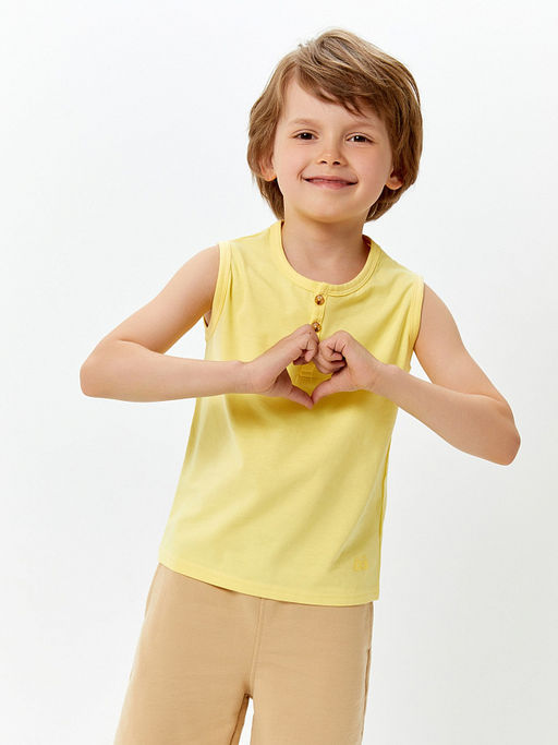 ACOOLA / Сорочка верхняя детская для мальчиков Raoul бежевый  фото 4