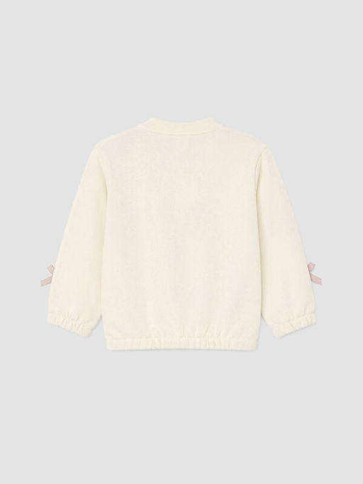 Bisiklet Yaka K?z ?ocuk Fermuarl? Sweatshirt