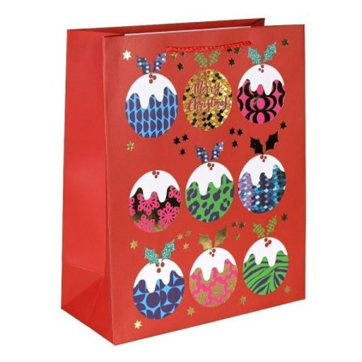 Цена за 12 шт. Пакет подарочный 18x23x10см / 5380M /уп 12/720/Новый год - Галеонтрейд фото 5