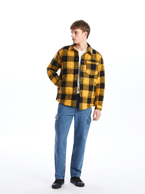 Slim Fit G?mlek Yaka Erkek Mont