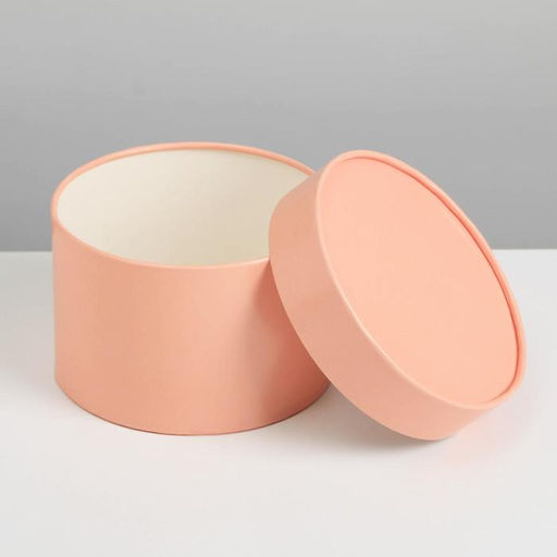 Набор шляпных коробок 3 в 1 пудровый, 16 х 10, 14 х 9, 13 х 8,5 см - Дарите счастье фото 3