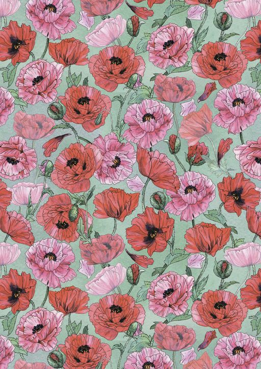 Ткань для пэчворка PEPPY ДЫХАНИЕ ЛЕТА ФАСОВКА 50 x 55 см 140 г/кв.м 5 100% хлопок