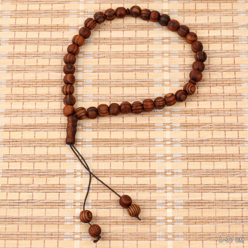 Четки мусульманские 33 бусины 12мм / MА53 /уп 10/400/коричневые - Галеонтрейд фото 4