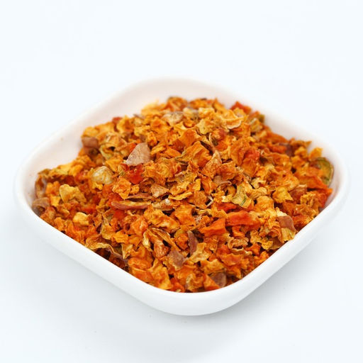 Тыква сушеная кусочками для декора и ароматизации выпечки, рулетов и вторых блюд, 50 г.