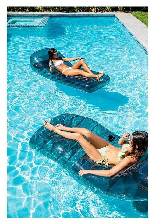 Матрас надувной 191х99 см Cool Grey Lounge Intex  фото 2