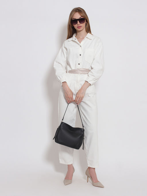 Женская кожаная сумка Richet 3159LN 376 Черный