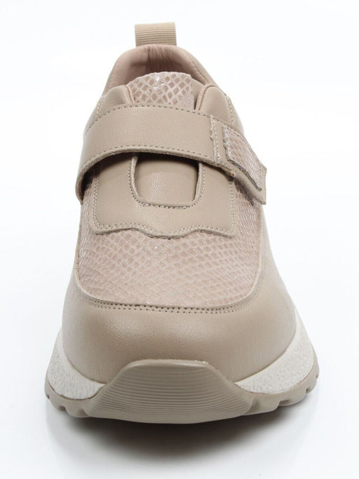 03-A238-6 BEIGE Кроссовки женские (натуральная кожа)