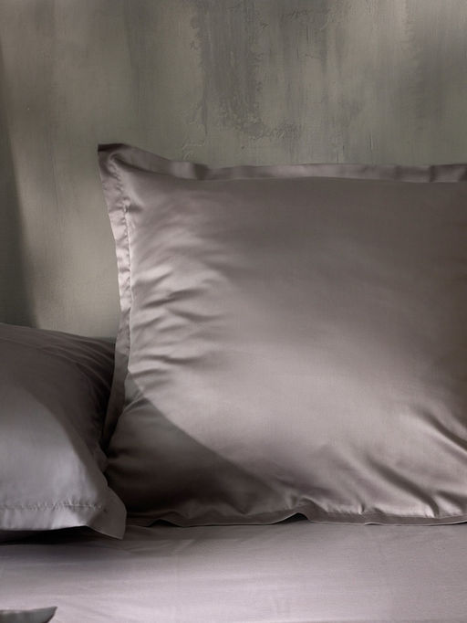 Наволочка SL Home Tencel, 70×70+3 см, тенсель, эвкалиптовое волокно 100%, серая