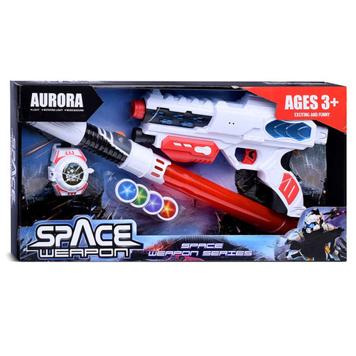 Набор оружия "Супер оружие" (свет, звук) на батарейках, в коробке