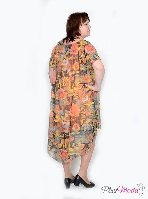 Платье Модель №12А размеры 54, 56 - Plusmoda фото 3