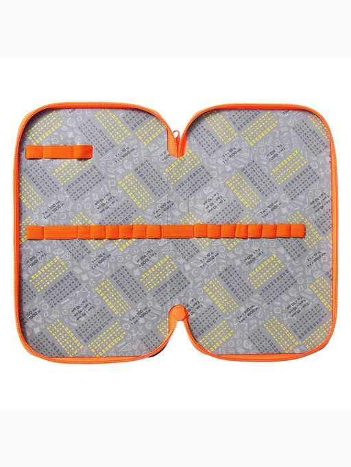 Пенал школьный, 2 секции, 12.5×20.5×4 см«Панда»