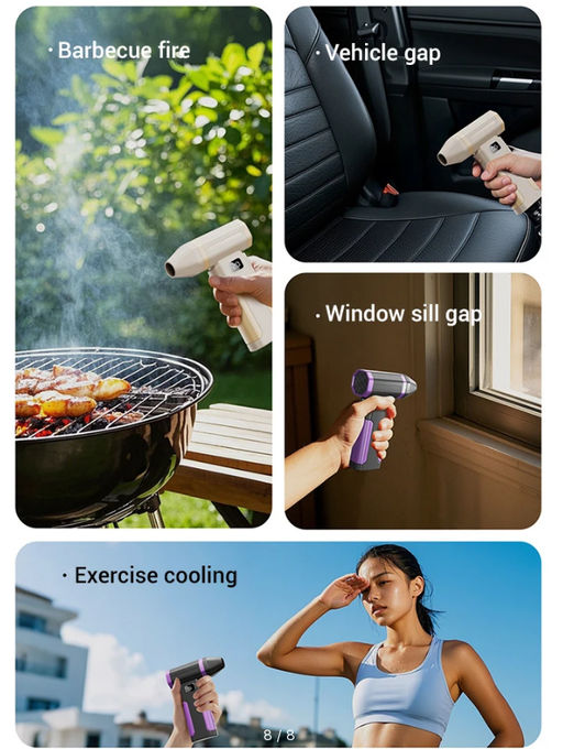 Мощный воздуходувка 450000 Мини-турбореактивный вентилятор RPM, высокоскоростной турбо-сильный вентилятор - Family фото 5