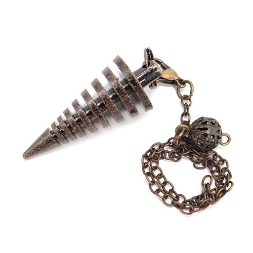 Маятник для биолокации металлический профессиональный конус 4.5см