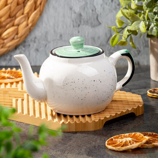 Чайник 510 мл керамика ФИСТАШКОВЫЙ БРИЗ арт. 139-27092