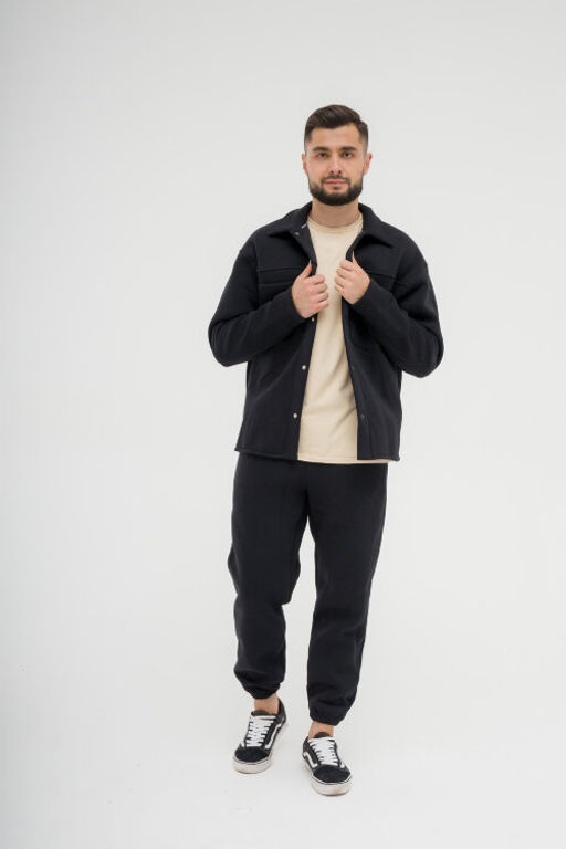 Утепленный костюм на кнопках футер 3-нитка начес - Knitka wear фото 2