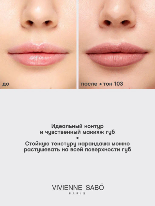 Vivienne Sabo Карандаш для губ Jolies Levres тон 103  фото 7