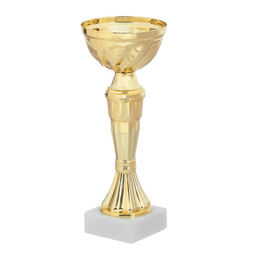 Кубок 162, наградная фигура, золото, подставка камень, 17.8×7×5 см.