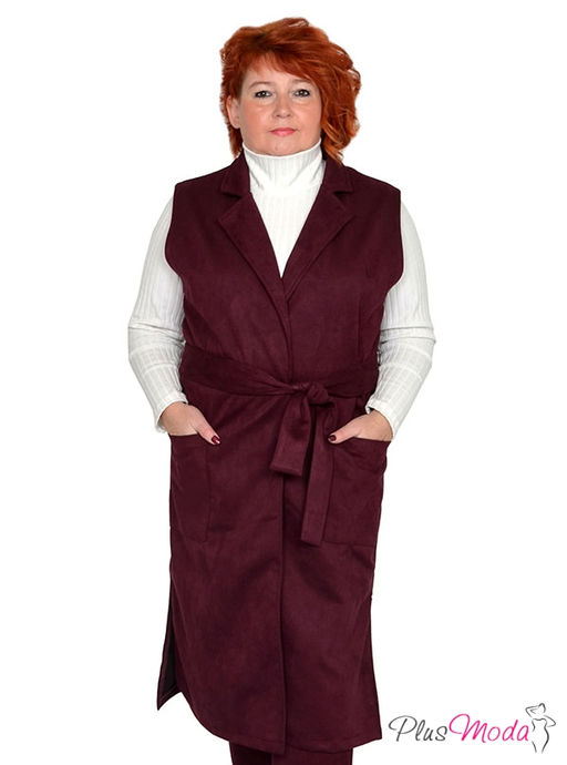 Жилет Модель №1400 размеры 44-84 - Plusmoda фото 3