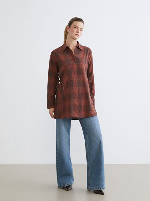 Ekose Kad?n G?mlek Tunik