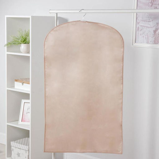 Чехол для одежды с окном, 60120 см, спанбонд, бежевый - Simaland фото 5