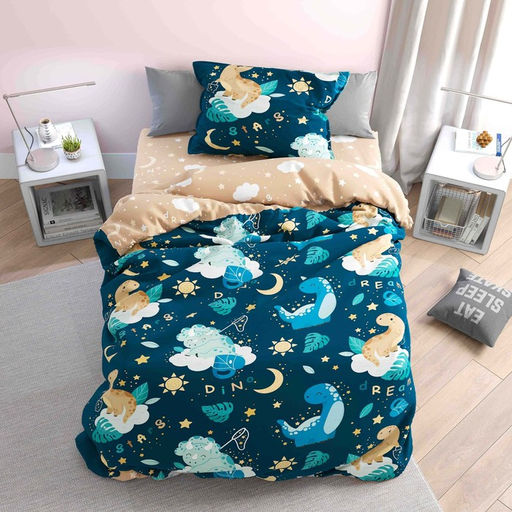 КПБ 1.5сп Павлинка Дино Ловцы, 145х215, 150х215,70х70 см 1шт,бязь, 125г/м, хлопок