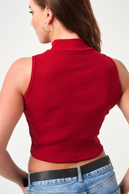 52714 топ укороченный с горлом - Натали фото 56