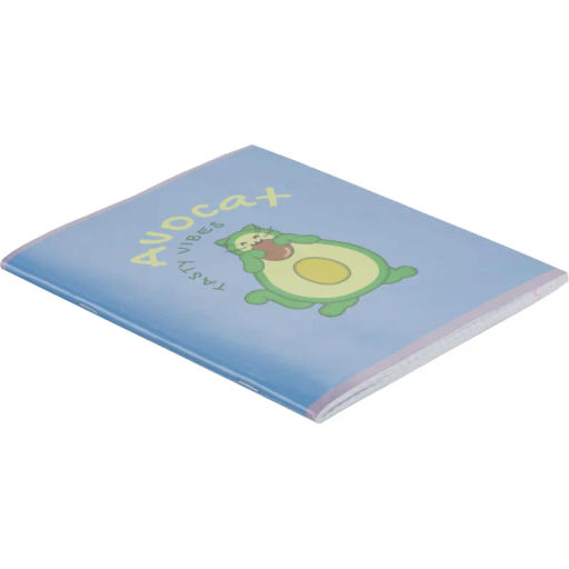 Тетрадь общая А5 48л Avocat син. ,клет,скреп, ВД-лак