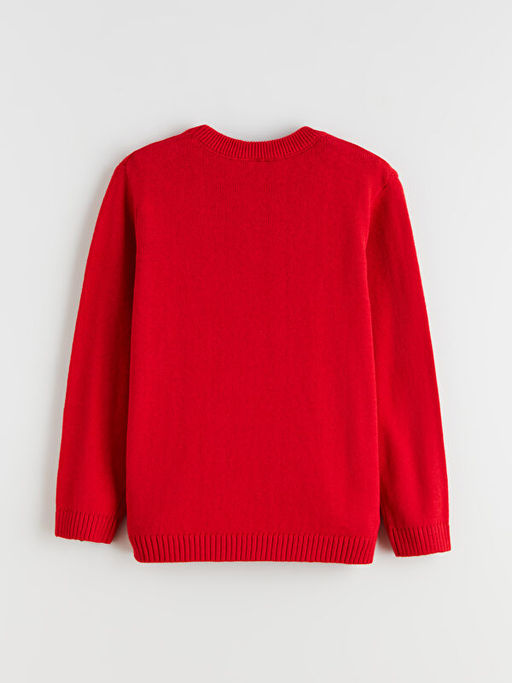 Y?lba?? Temal? Erkek ?ocuk Triko Kazak