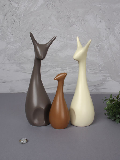 Статуэтка Кошка набор 3 штуки / JIN-01 /уп 30/ - ГалеонТрейд фото 2