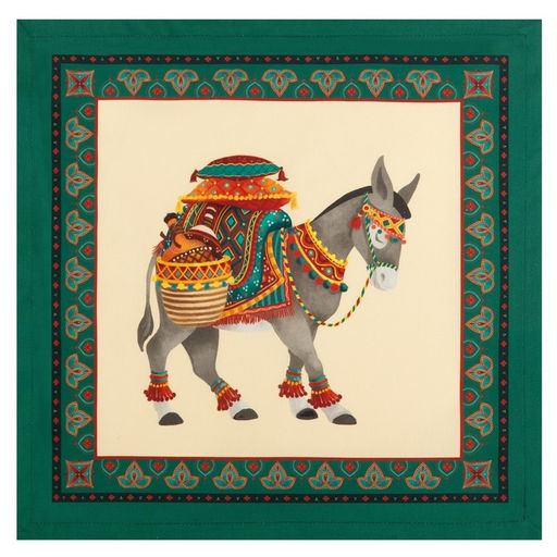 Набор столовый Этель Нью-Дели, скатерть 220х150 см, салф. 40х40 см-12шт, 100% хл  фото 15