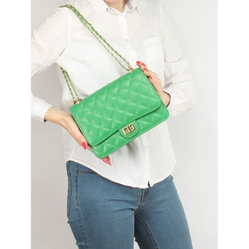 Сумка женская искусственная кожа Ch&K-1089, 1отд, плечевой ремень, зеленый SALE 255058 - Adelia фото 5