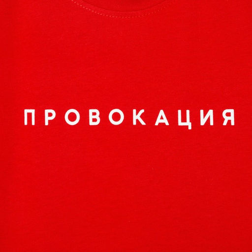 Футболка женская KAFTAN «Провокация», красная, размер 44-46