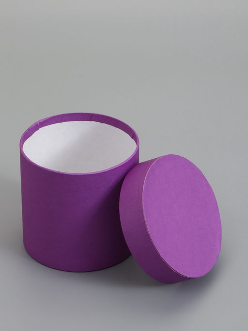 Набор шляпных коробок  4 в 1 "Светлая сирень" 18 × 18 ‒14 × 14 см