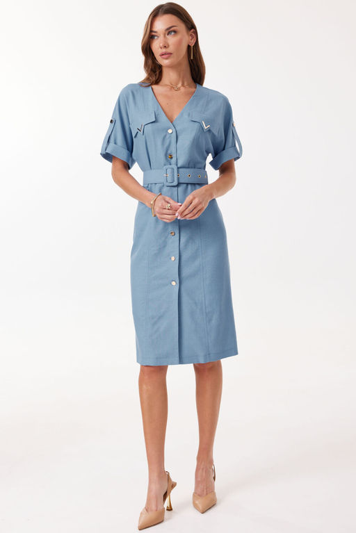 Платье LYUSHe 4129 голубой