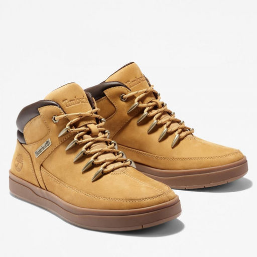 Мужские кроссовки для активного отдыха Timberland Davis Square Hiker желтые  фото 4