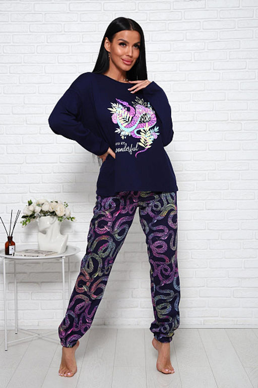 Костюм с брюками (01027. малиновый) - Плиона фото 10