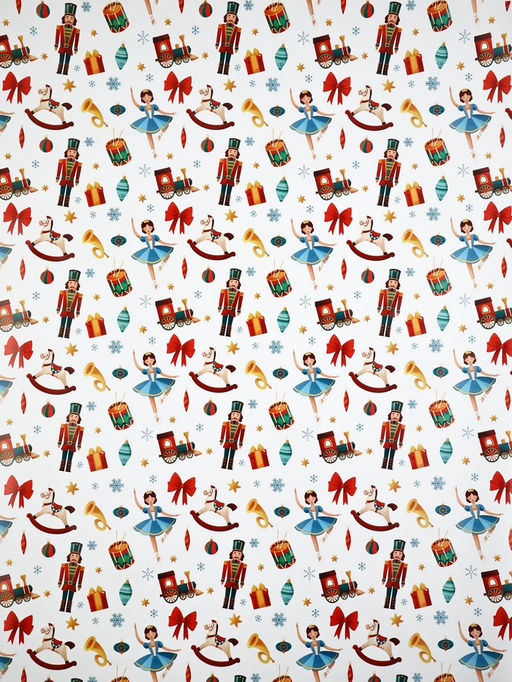 Набор упаковочной бумаги «Новый 2026 год лошади», 4 листа, 70 × 100 см