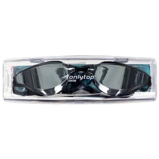 Очки для плавания с зеркальными линзами + беруши и набор носовых перемычек