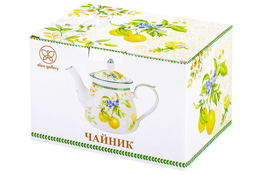 Чайник1 л 23*13*17 см Лимоны, NEW BONE CHINA - Elan gallery фото 17