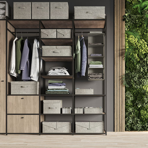 Короба стеллажные, без крышки, 15*31*31 см, набор 4 шт., MONET MORNING, шт - Valiant фото 6