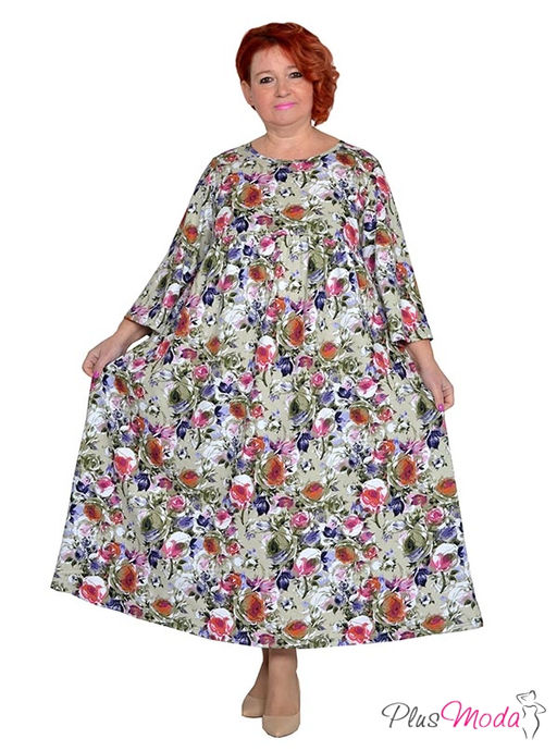 Платье Модель №1902 размеры 44-84 - Plusmoda фото 3
