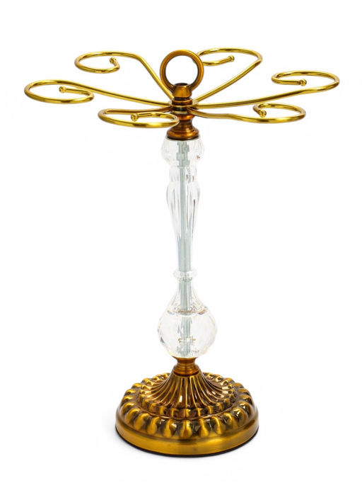 Подставка для бокалов, со стеклом и металлом, на 6 бокалов - Simaland фото 2