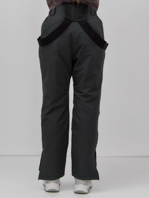 Брюки горнолыжные женские утепленные черного цвета 2111Ch