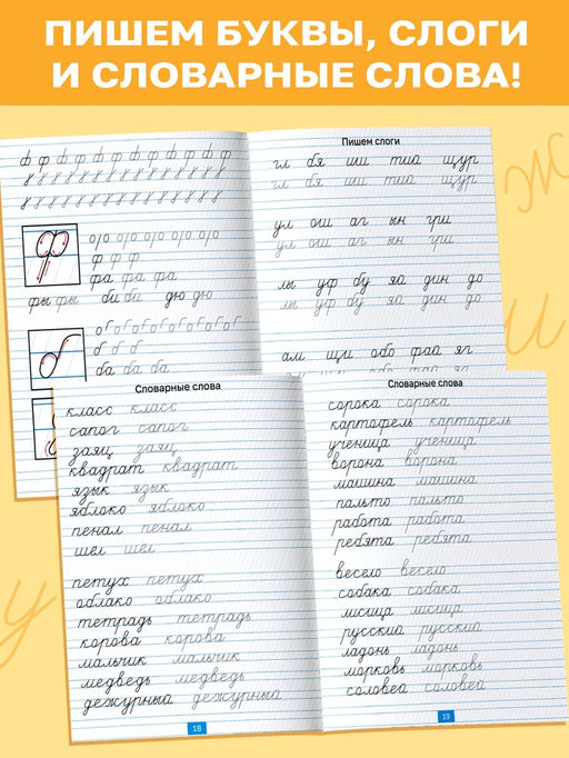 Прописи "Шаг1. Учимся писать буквы", 36 стр