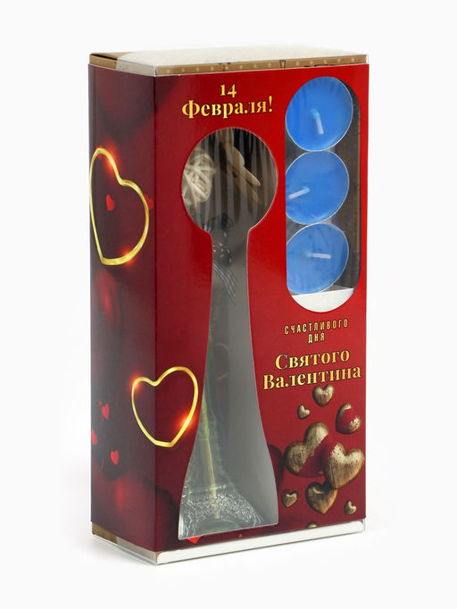 Набор подарочный «Париж» (диффузор и свечи) жасмин, «Богатство аромата»