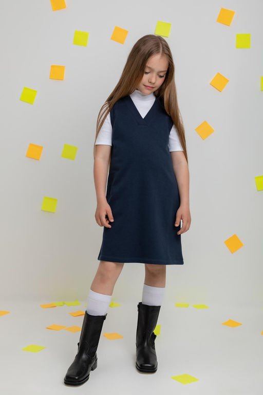 К 5817/индиго платье для дев - Crockid фото 4