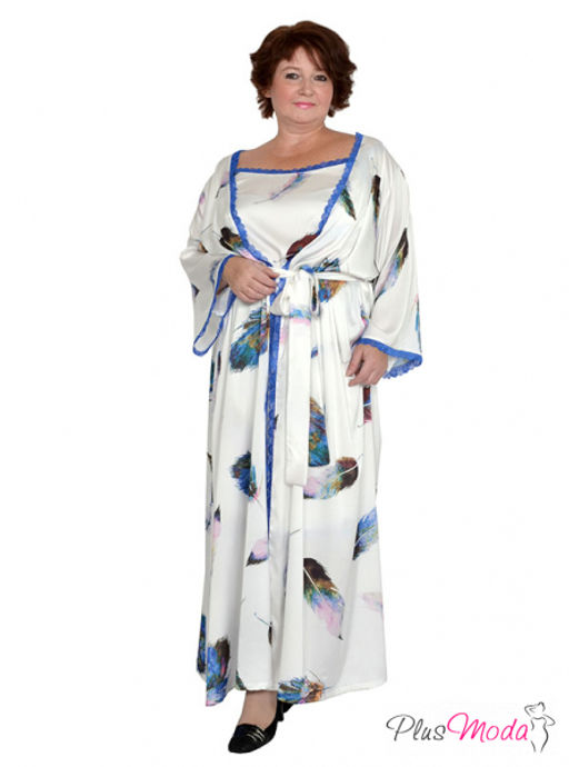 Халат Модель №749 размеры 44-84 - Plusmoda фото 6