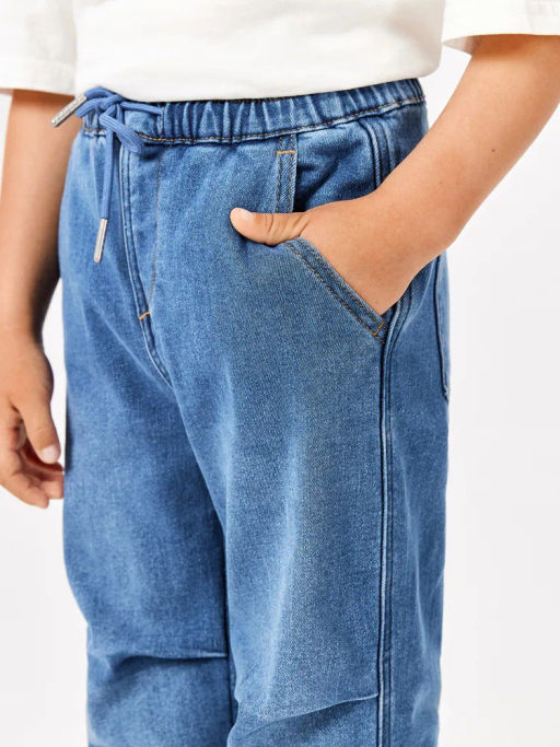 ACOOLA / Брюки джинсовые (утепленные) детские для мальчиков Abrams синий фото 4