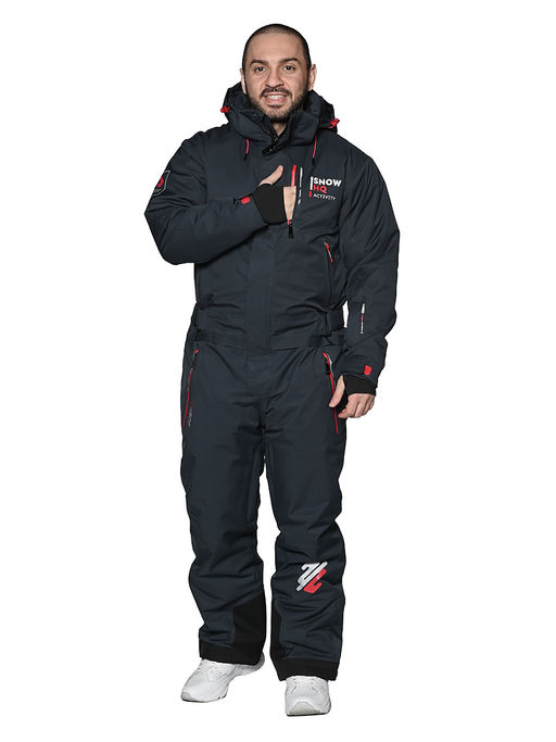 Комбинезон A-89031 Темно-серый