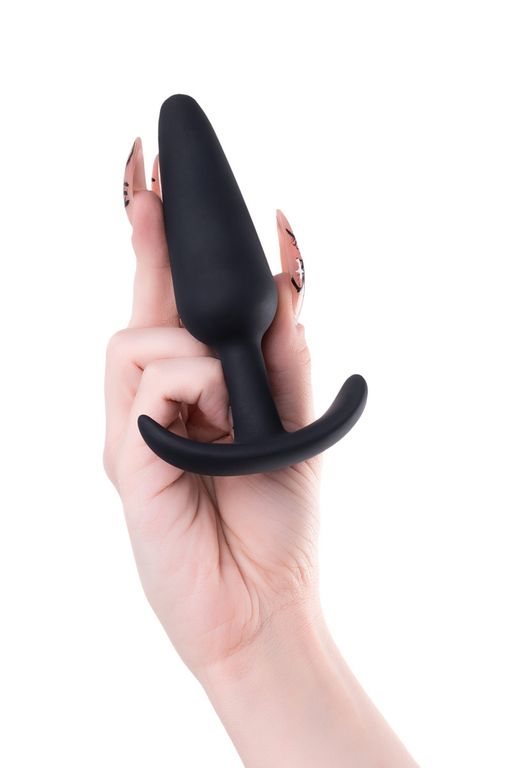 Набор анальных втулок TOYFA POPO Pleasure Eridani, силикон, черный, 3 шт.